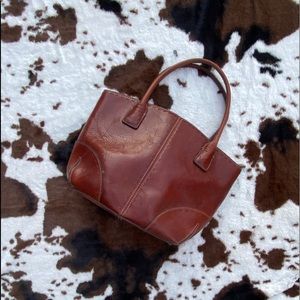 vintage Fossil bucket purse